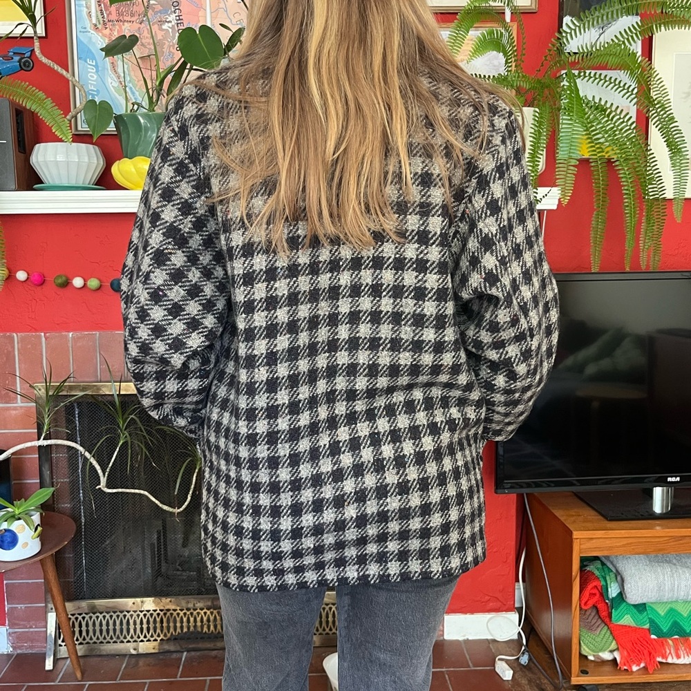 Finity Wool Houndstooth Jacket - image 3